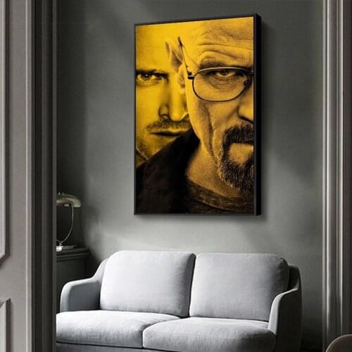 Classic Movie Breaking Bad Portrait Poster Canvas Painting Color Poster Picture Living Room Canvas Painting Bedroom Decoration