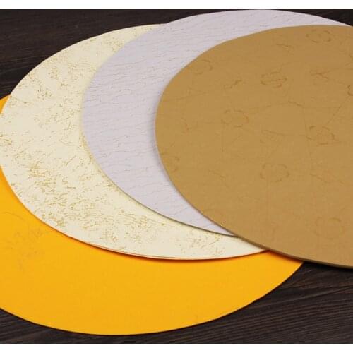 Round Lens Raw Xuan Paper Chinese Fiber Rice Paper Card Thick Calligraphy Painting Pastel Paper Cards Half Ripe Carta Di Riso