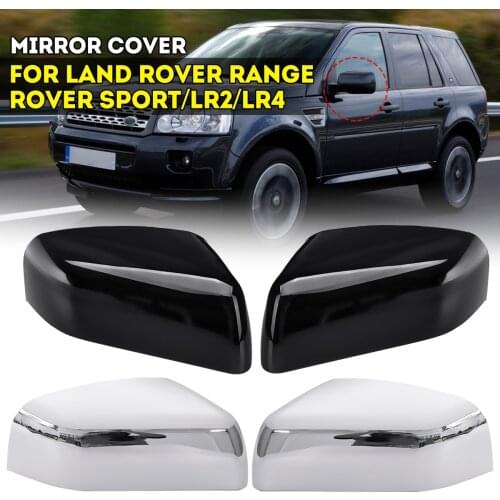Car Wing Side Mirror Cover For Land Rover/Range Rover Sport/Freelander 2/LR2/Discovery 4/LR4 2010-2014 Rearview Mirror Cover