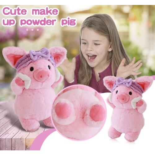 Cute Makeup Powder Pig Smile Pig Doll Decoration Plush Toys Kawaii Pink Piggy Kids Accompanied By Plush Toys детские игрушки