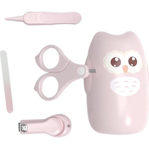 Baby Manicure Pedicure Set Infant Nail Clipper Scissor File Tweezer Kit Nail Care Tools