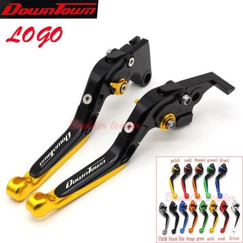 CNC Motorcycle Brakes Adjustable Foldable Extendable Clutch Brake Lever Set Fit For KYMCO DOWNTOWN 125/200/300/350