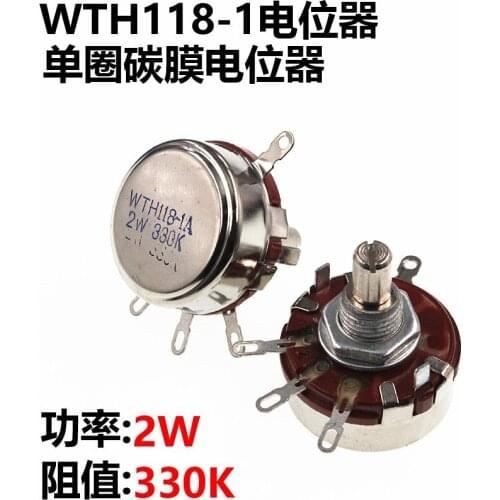 New WTH118-1A 2W 330K WTH118 Potentiometer