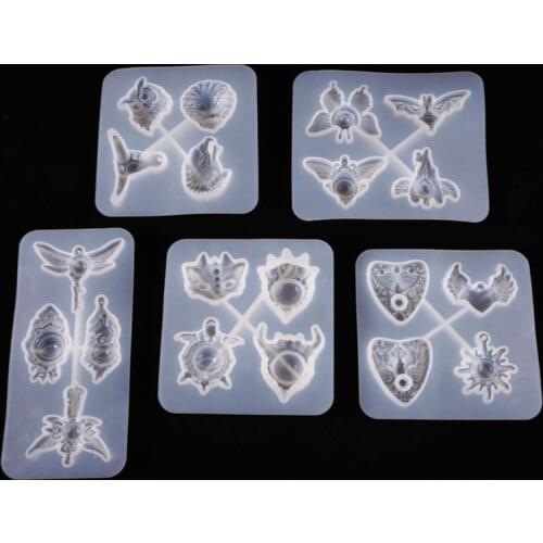 Crystal Epoxy Resin Mold Devil Eye Pendant Casting Silicone Mould DIY Crafts Jewelry Making Tools