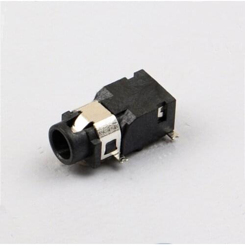 Power socket 3.5 headphone jack 4 foot pin 2 fixed foot 3.5MM socket female