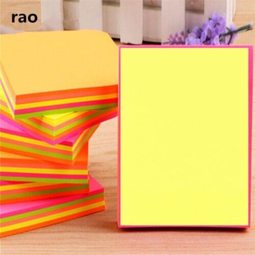 Luxury quality 20 page one colour Self Adhesive Paper Memo Pad Sticky Notes Bookmark Point Sticker office Supplies Notebooks