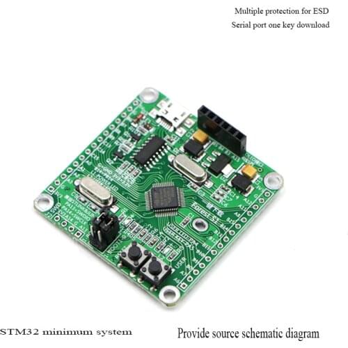 Serial port key download STM32F103C8T6 system board core board ARM board learning board