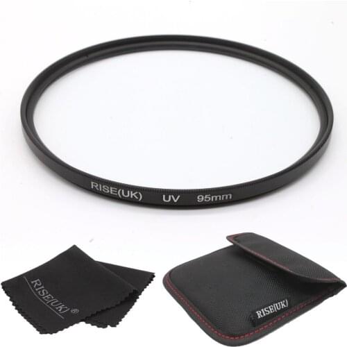 95mm Ultra-Violet UV lens Filter Protector+cloth bag+gift for Nikon Canon Sony Pentax Sigma OM