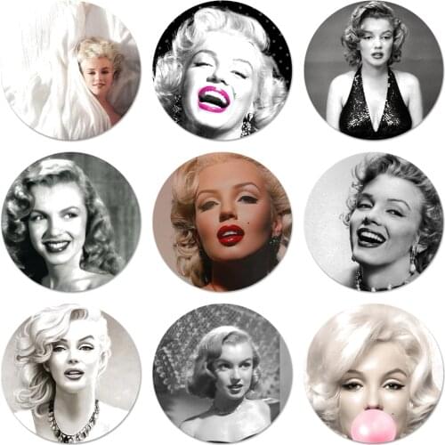 Marilyn Monroe friend Lovely Icons Pins Badge Decoration Brooches Metal Badges For Backpack Decoration