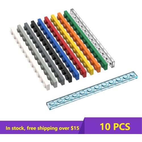 10PCS MOC Bricks 60479 Plate 1 X 12 for Building Blocks Parts DIY Educational Tech Parts Toys