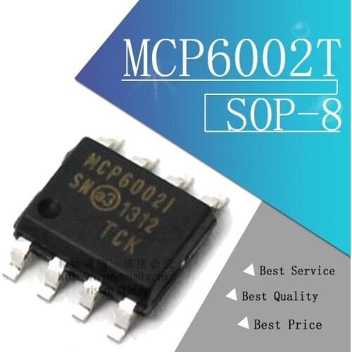 10pcs/lot MCP6002T-I/SN MCP6002-I/SN MCP6002I SOP-8