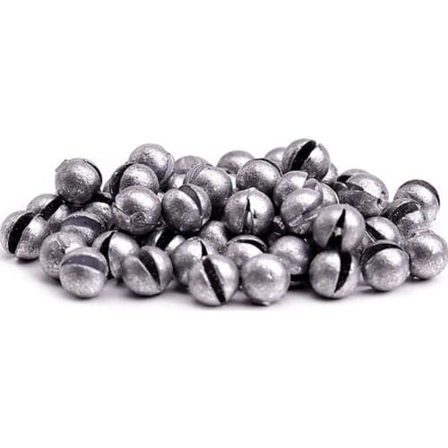 100pcs Fishing Bead Set 0.3g Round Counterweight Pendant Fishing Accessories