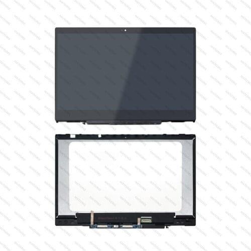 14‘’ HD FHD LCD Touch Screen Assembly With Bezel For HP x360 14-cd series 14-cdxxxx B140HAN04.1 N140BGA-EA4 1366x768 1920x1080