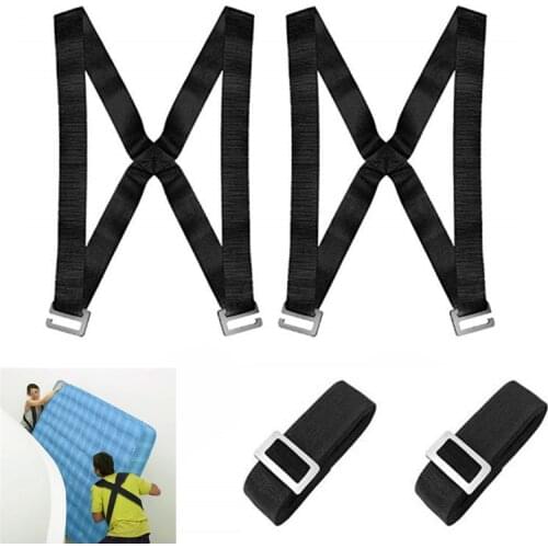 4pcs Nylon webbing shoulder strap 50MM Width Non-Slip transport belt Carry Cords for move heavy furniture lifter Easier Mover