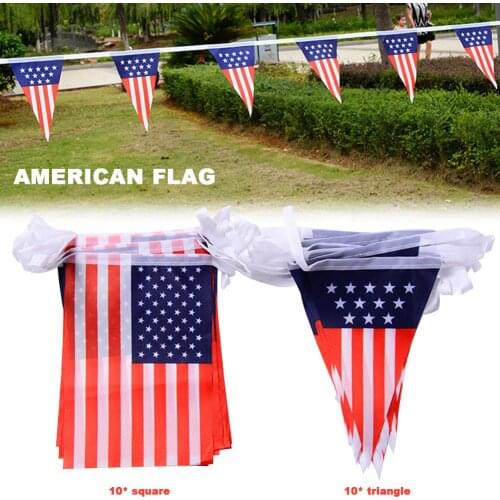 4th American Flag 14*21 Foreign Waterproof Sunscreen World Flag
