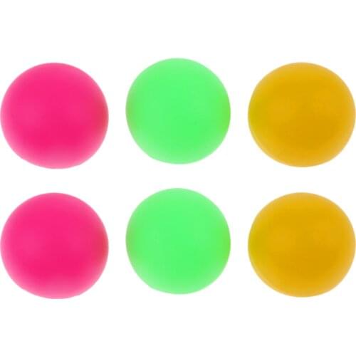 6pcs Mixed Color Cat Balls Plastic Beach Tennis Balls Beer Ping Pong Colorful Practice Replacement Table Tennis Ball
