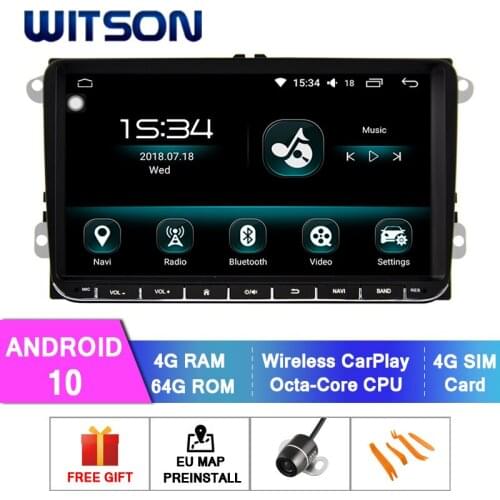 WITSON Android 10.0 CAR DVD SYSTEM for VW JETTA/TIGUAN/PASSAT car dvd player link/DAB support