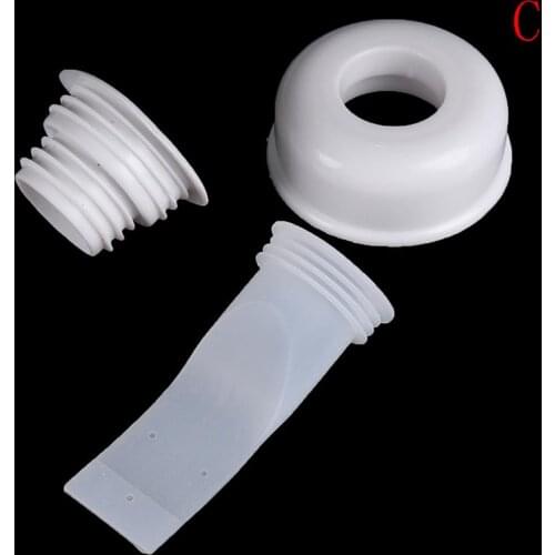 White Floor Drain Silicone Seal Drain Core Bathroom Balcony Sewer Insect Control Strainer Anti Odor Filter Trap Siphon