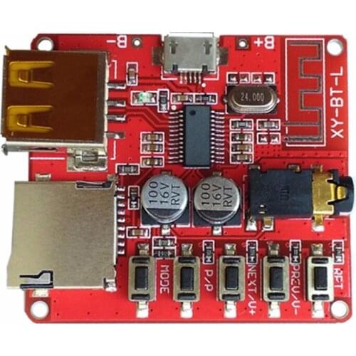 Wireless Bluetooth For Audio Receiver Board TF Card USB Decording Stereo Music Transmitter Module Integrated Circuits Drop ship