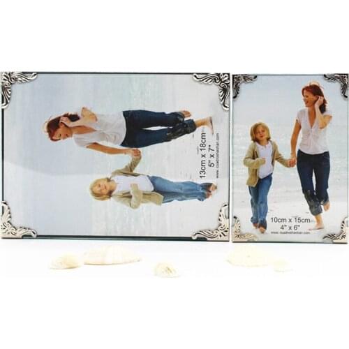 Classic Modern Metal Photo Frame Desktop Horizontally and Vertically Picture Frames wthout Frame MPF058