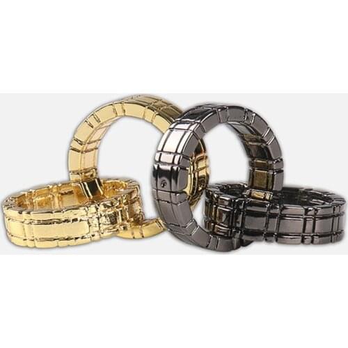 Himber Ring (Gold or Black) - Magic Trick,Stage Magic,Close up Magic,Fire,Comedy,Accessories,Illusions,Magician Rings