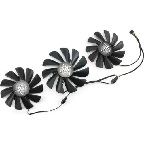 High Quality Cooling Fans Radiator Cooler Heat Sink for XFX RX5700XT 5600XT THICC III Ultra Graphics Card Accessories