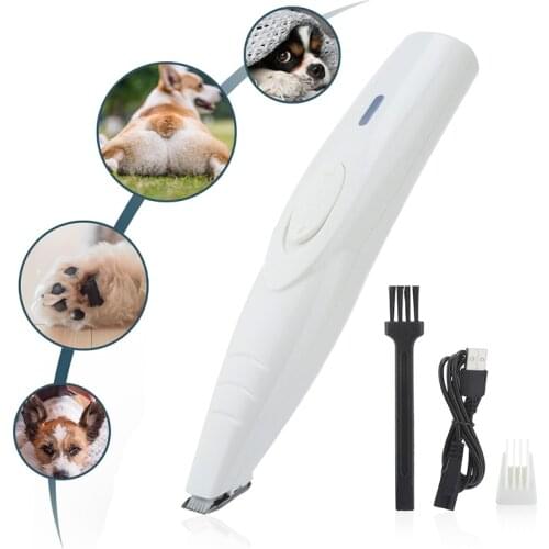 Pet Grooming Clippers For Trimming The Hair Around Paws Eyes Ears Face Low Noise Pets Clippers Machine Cat Dogs Paw Hair Trimmer