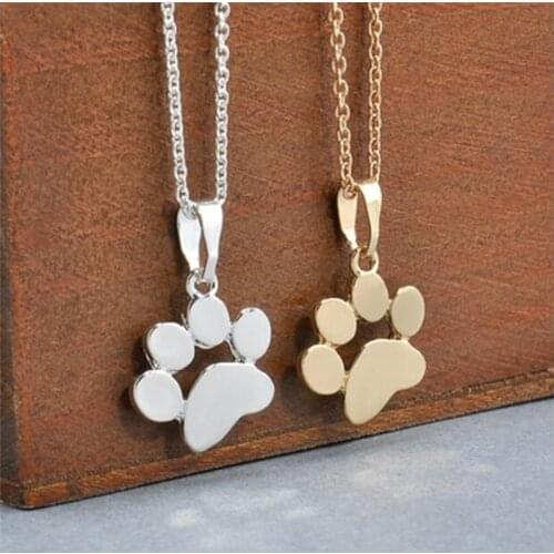 Cute Creative Paw Claw of Dog Kitty Cat Pendant Necklace jewelry lovers best Gift Women girl sister dog