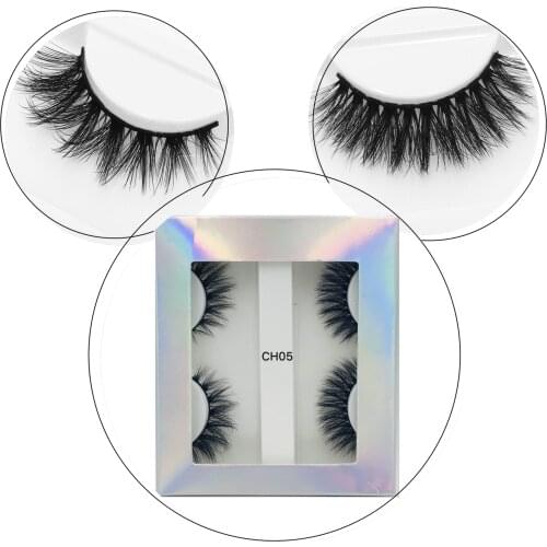 NEW 2 pairs Soft Natural Long Lashes Cross Messy Thick Cotton Stalk 3d False Eyelashes Stage Banquet Makeup Fake Eyelashes
