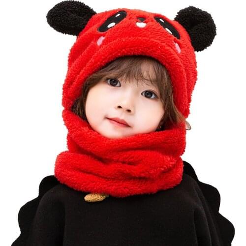 New Fashion Winter Earmuffs for Girls Panda Rabbit Earmuff Mouth Cover Plus Velvet Boys Ear Muff Wrap Band Ear Warmer Earlap