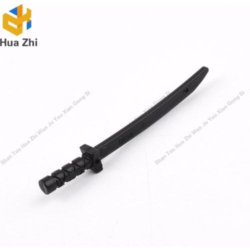 10PCS 30173 Weapon Sword / Katana [Octagonal Guard]Building Blocks Parts MOC DIY Education Build Toys Brick