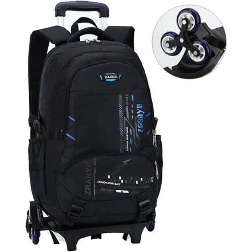 Removable Children School Bags 2/6 Wheels Stairs Kids boys girls backpacks Trolley Schoolbag Luggage Book Bag backpack mochila