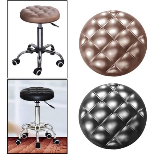 Soft Removable Bar Stool Replacement Seat, Standard for SPA Beauty Salon Seat Stool Cushion Round Standard Chair Seat