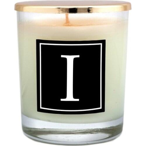 Vi̇vas I Letter Glass Candle candles and scents свечи и ароматы velas y aromas