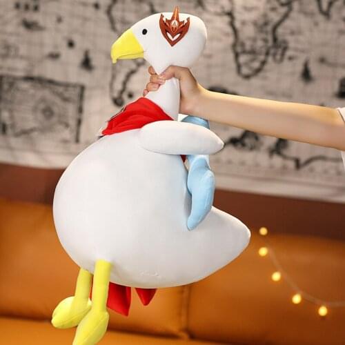 Genshin Impact Plush Puppet Two-dimensional Game Daddalia Duck Puppet Plush Pillow Toy Puppet Sleeping Anime Surroundings