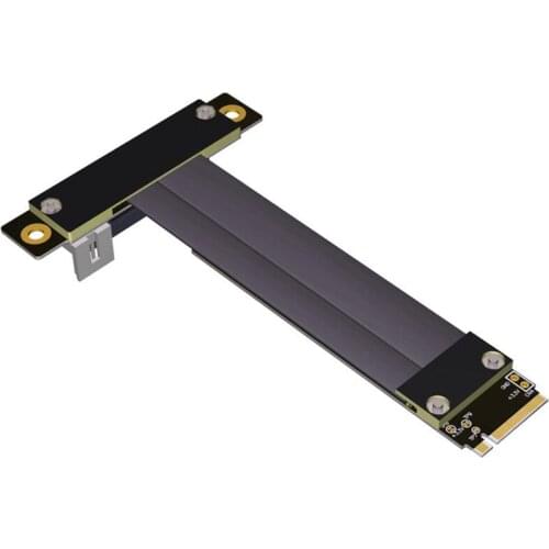 R42SL PCIe X4 3.0 Extension Cable PCI Express 4X to M.2 M Key 2280 Riser Card Gen3.0 Extender Line 32G/Bps