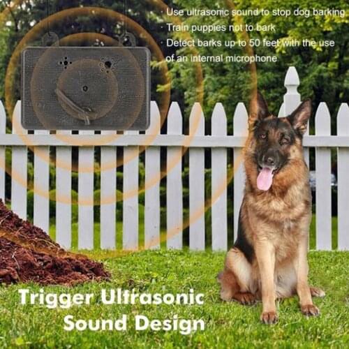 USB Rechargeable Mini Anti Barking Device Indoor Sonic Dog Pet Auto Trainer Bark Control Tool
