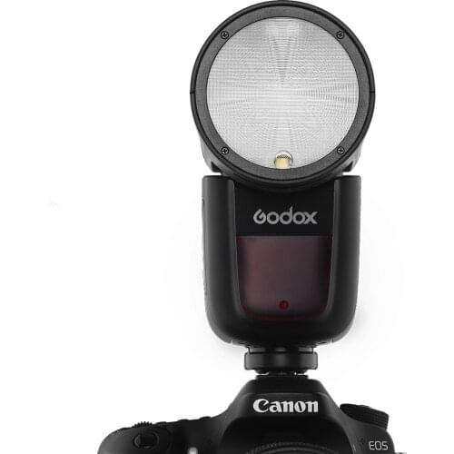 In stock!! Godox V1 V1C Speedlight Flash TTL Li-ion Round Head On-Camera Flash for Canon EOS Cameras with AKR1 X1T XPRO