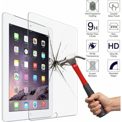 Screen Protector For iPad 2 3 4 9H Tempered Glass Premium Quality Front Screen Protective Film for iPad 2 Glass A1430 A1458 1416