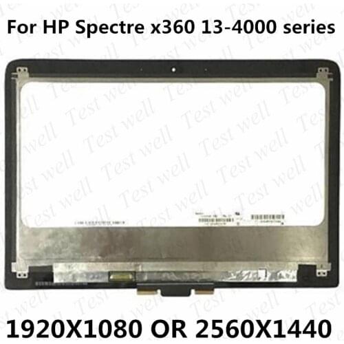 13.3'' LCD Assembly Touch Screen Digitizer Laptop For HP Spectre x360 13-4000 series 13-4xxxx 13-4115 1920*1080 OR 2560*1440