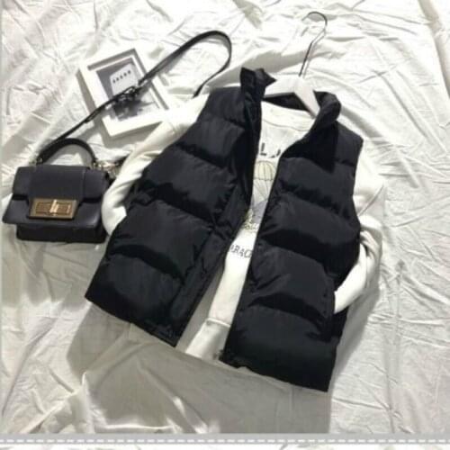 Winter Warm Cotton Padded Vest women Sleeveless Parkas Jackets vest women knit vest