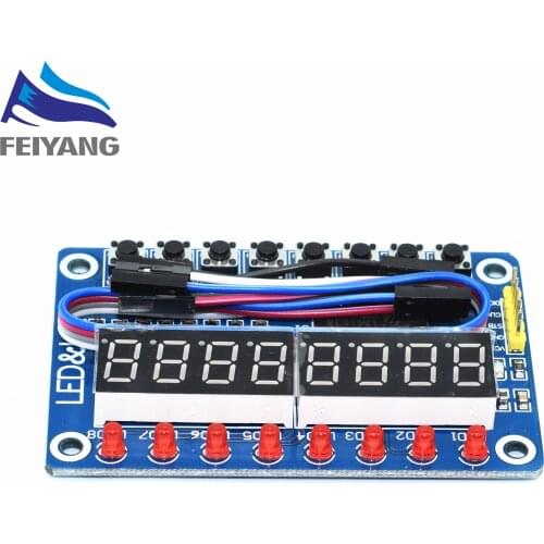 1pc Key Display For AVR New 8-Bit Digital LED Tube 8-Bit TM1638 Module