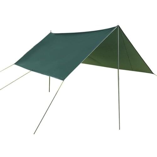 3mx3m Awning Waterproof Tarp Tent Outdoor Camping Sun Shelter Canopy Sunshade Sun Shade Beach Garden Picnic Tourist Tarp