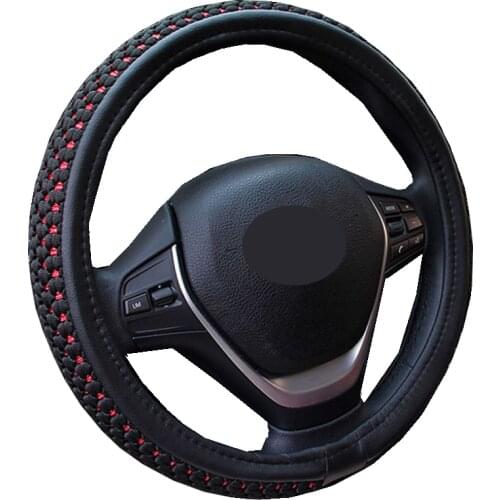Car Steering Wheel Cover Wrap Volant Ice Silk Truck Lorry Bus Non-slip Diameters For 36 38 40 42 45 47 50 CM Auto Accessories