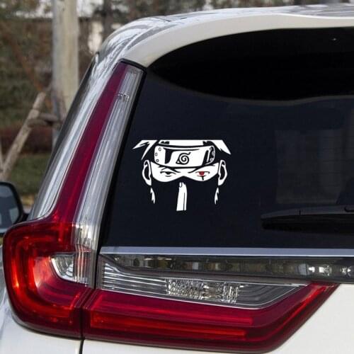 Car Stickers NARUTO Hatake Kakashi Cartoon Creative Decoration Decals Tail Windshield Vinyls Auto Tuning Styling 17xcm 25cm D10