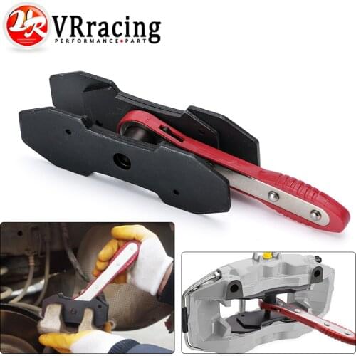 Car Ratchet Brake Piston Spreader Caliper Pad Portable Install Tool Press Red For Most Large Trucks and Commercial Vehicles