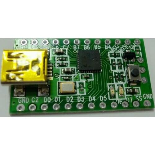 Free Shipping! 1pc Teensy USB development board AVR MKII ISP download cable AT90USB162