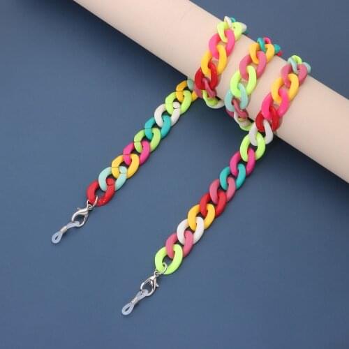 Fashion Acrylic Sunglasses Chains Lanyard Women Anti-slip Reading Glasses Chain Cord Holder Neck Strap Rope 2020