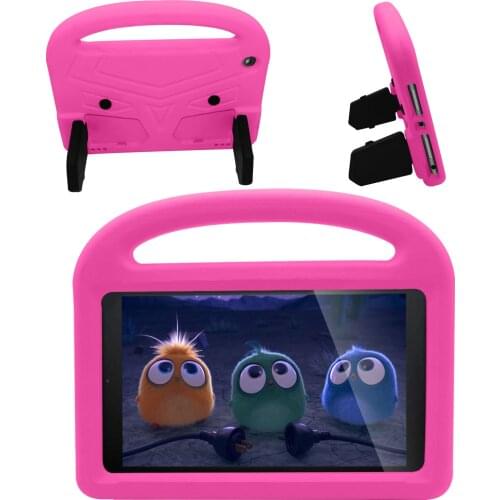 For Amazon Kindle Fire HD 8 2017 2018 Kids Tablet Shell shockproof EVA Hand-held Stand Case Cover for Kindle Fire HD8 2016 #S