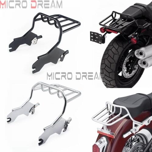 For Harley Softail FLSB Sport Glide Low Rider FXLR FXLRS 2018-Up Holdfast Two Up Luggage Rack Motorcycle Luggage Carrier Bracket